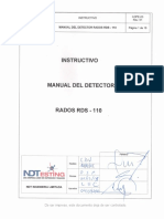 Manual Del Detector Rados RDS - 110