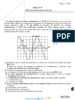 Série D'exercices #9 - Sciences Physiques Oscillations Électriques Forcées - Bac Sciences Exp (2014-2015) MR Adam Bouali