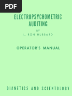 Electropsychometric Auditing (1952) PDF