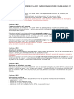 1 - Cuidados Al Aprovechar Máquinas CC de Otras Marcas - ESP