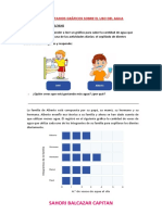 Interpretamos gráficos sobre el uso del agua en el cepillado de dientes