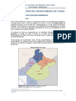 Caracterización socioeconómica del departamento de Tacna