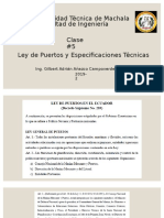 Clase Obras Portuarias #5 Ley de Puertos y Especificaciones Técnicas.pptx