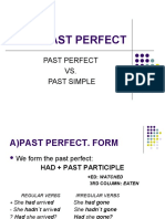 Past Perfect VS. Past Simple