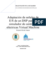 Adaptación de Señales de S-E de Un DSP para El Simulador de Centrales Eléctricas Virtual Machine PDF