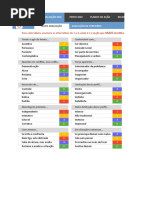 Planilha de Teste de Perfil DISC 4.0