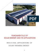 INDUSTRIAL APPLICATIONS - of solar thermal energy