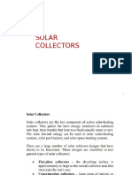 SOLAR COLLECTORS-air Heating Collectors Liquid Heating - Temperature Distributions