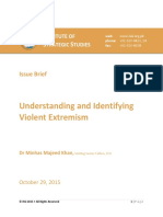 Understanding and Identifying Violent Extremism - 29-10-2015