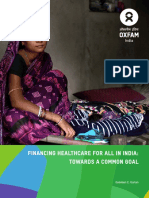 Financing Healthcare For All in India Towards A Common Goal
