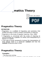 W8. Group 9. Pragmatics Theory