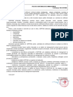 Politica Sistem de Management CERTIND PDF