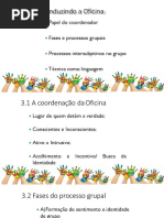 Conduzindo a Oficina