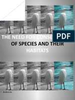 Species and Their Habitats
