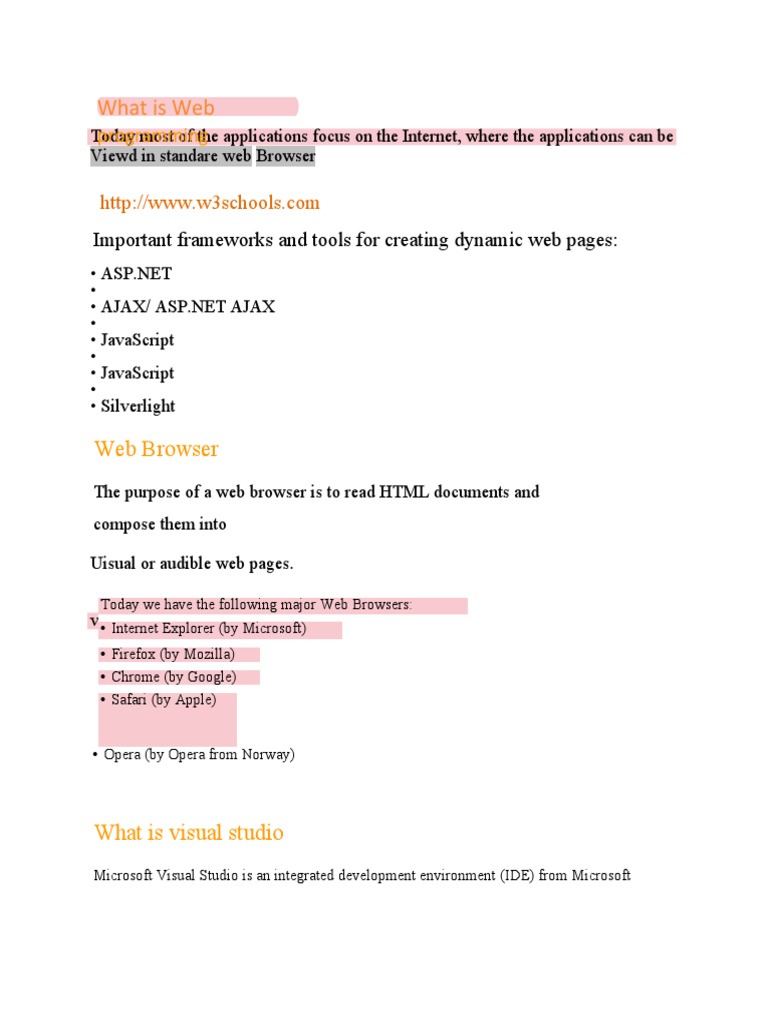 Web Development Tools and Concepts Guide | PDF