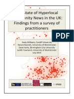 Hyperlocal Community News in The UK Final Final PDF