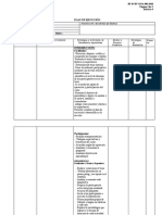 Plan de Ejecución en Blanco Secretariado