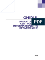 Ghidul Operatorului CIC PDF