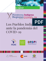 Los Pueblos Indígenas Ante La Pandemia Del COVID-19