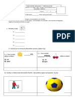 Evaluación Lenguaje y Comunicación Uso de Ce Ci Que Qui 2° Básico ADAPTADA