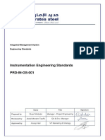 Instrumentation Engineering Standards PRD-IN-GS-001