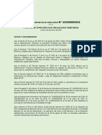 Resolución Normativa de Directorio Prórroga de Cumplimiento de Obligaciones Tributarias