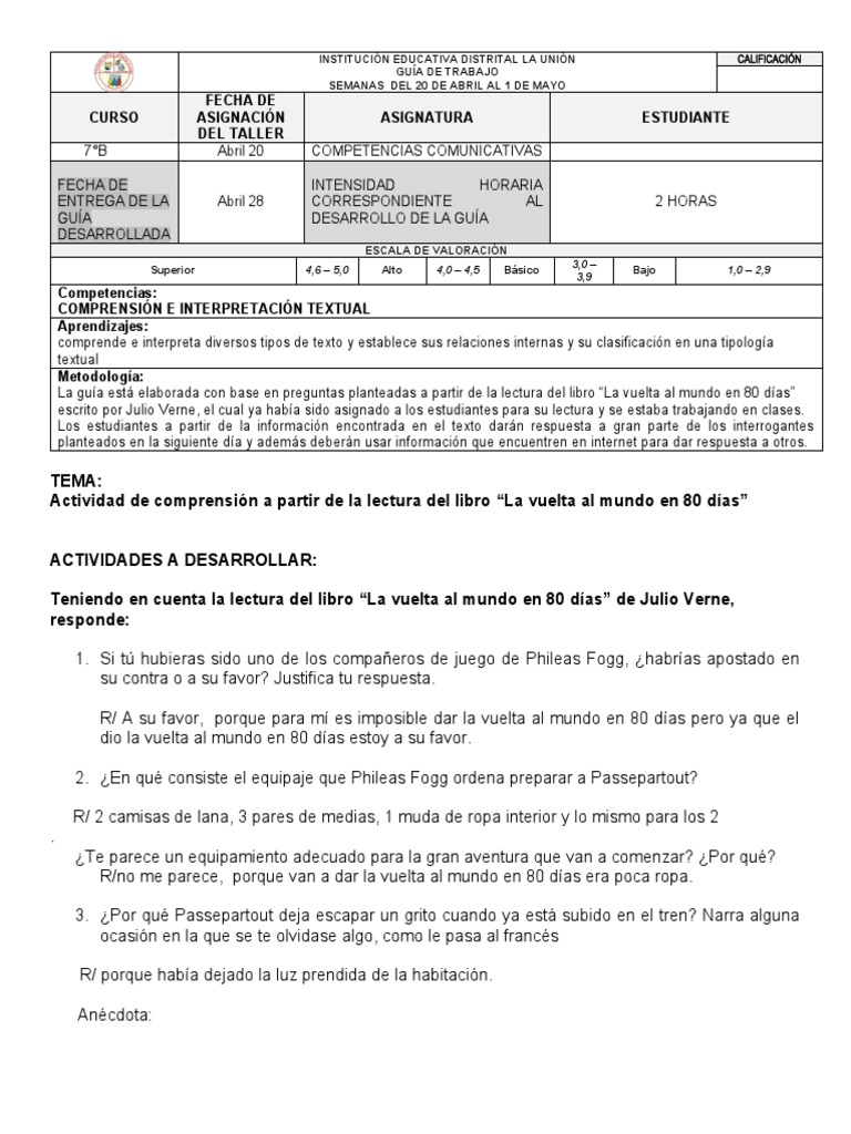 Competencias Comunicativas 7B | PDF