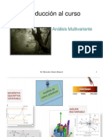 Introducción Al Curso: Análisis Multivariante