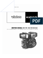 Manual Motor KIPOR 10 HP Diesel.