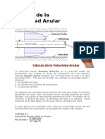 Calculo de La Velovidad Anular