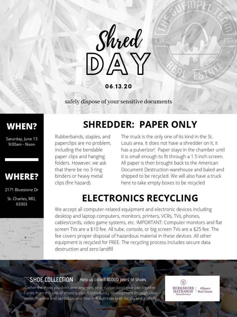 St. Charles Document Shredding Event | PDF
