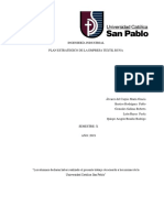 PLAN ESTRATEGICO - TEXTIL RUNA Trabajo Final PDF