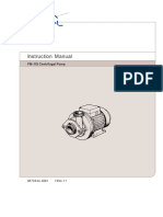 Instruction Manual: FM-OS Centrifugal Pump