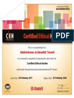 ECC CEH Certificate