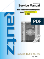 Service Manual: Mini Component Sound System