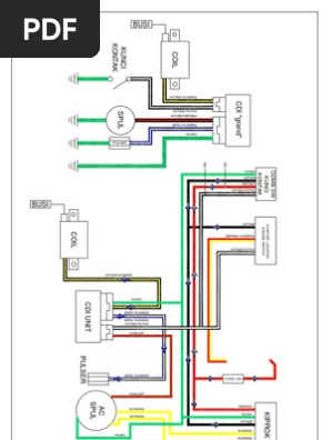 Motor Wiring Diagram Motor Honda Layout1 Pdf Daya Fisika Rekayasa Listrik
