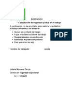 charla sobre salud y seguirdad en el trabajo