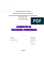 Elementos de Ingenieria Ferroviaria