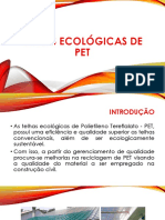 Telhas Ecológicas de Pet