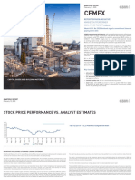 Cemex: Report Opinion: Negative