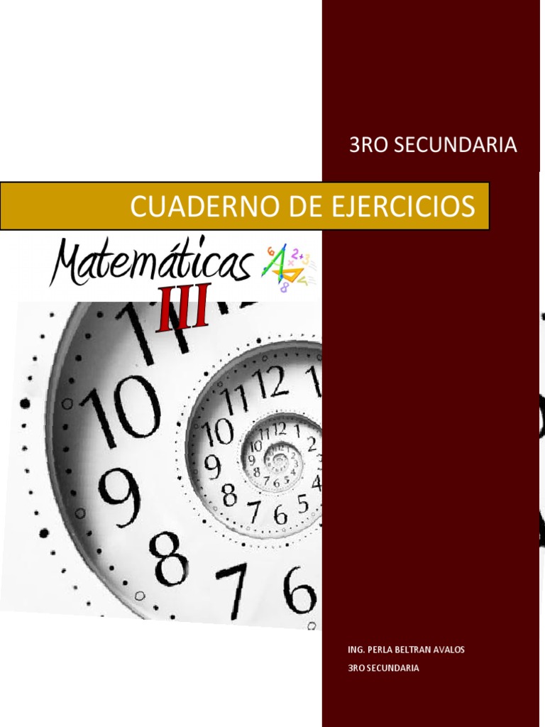 Cuaderno de Ejercicios Matemáticas 3 | PDF | Trigonometría | Triángulo