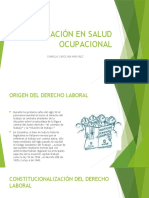 Presentación Ppt. - Clase Legislación en Salud Ocupacional