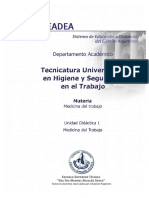UD1 - Definición y Conceptos Generales Medicina Laboral