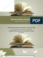 Domain Perilaku Kesehatan