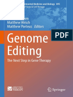 Genome Editing: Toni Cathomen Matthew Hirsch Matthew Porteus Editors