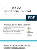 Medidas de Tendencia Central