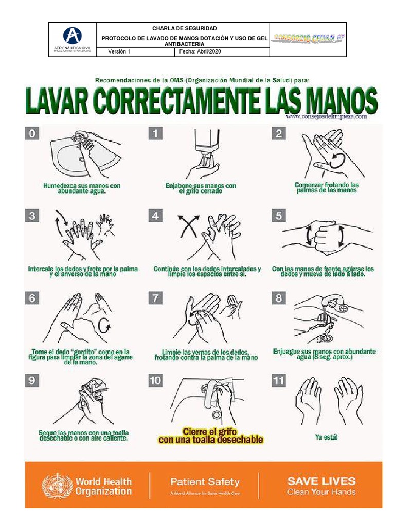 Lavado de Manos PDF | PDF | Hogar, jardinería y bricolaje