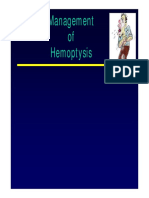 Management of Hemoptysis