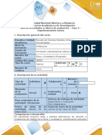 Guía de actividades y rúbrica de evaluación - Fase 4 - Experimentación Activa (1).docx