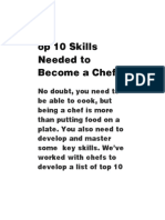 Op 10 Skills Needed To Become A Chef